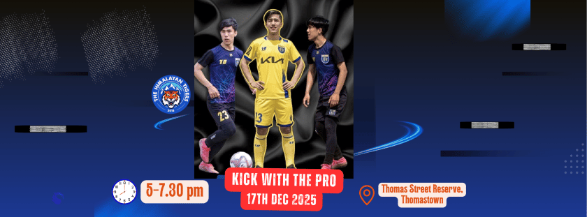 The club’s Kick with the Pro announcement featuring Nirajan